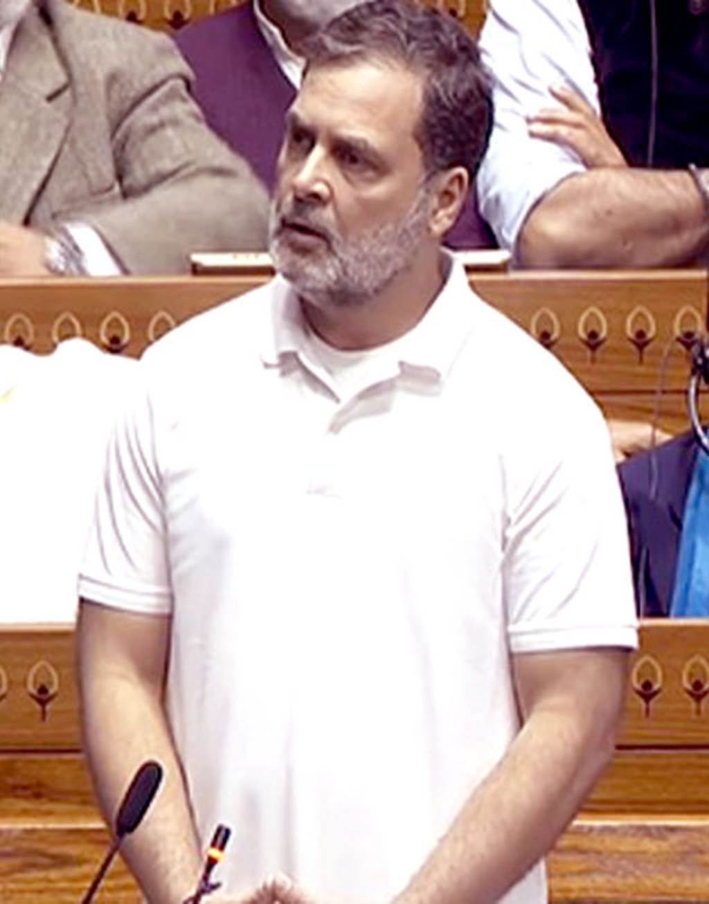 Rahul Gandhis speech creates ruckus